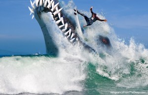 pliosaur-attacks-surfer